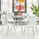 preview thumbnail 6 of 18, Simple Living 5-piece Itza Dining Set White