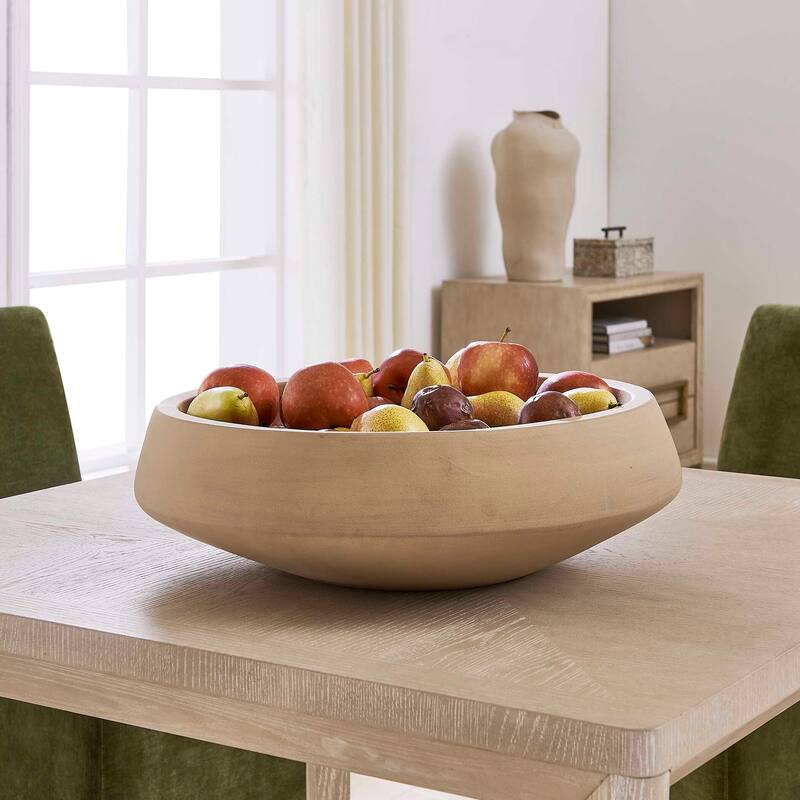 Uttermost Sienna Scape Indoor-Outdoor Bowl - 20.00" W x 6.75" H x 20.00" D