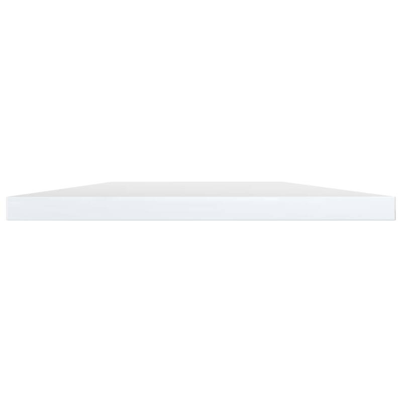 vidaXL Bookshelf Boards 8 pcs High Gloss White 23.6"x15.7"x0.6" Chipboard