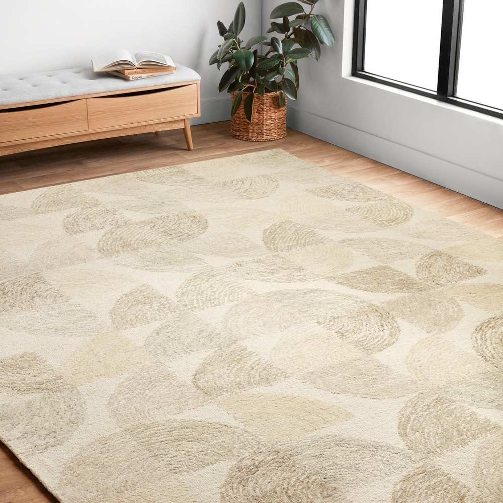 Alexander Home Aubrey Mid-Centruy Modern 100% Wool Area Rug