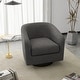 preview thumbnail 77 of 143, Modern 360°Swivel Accent Chairs Barrel Armchairs