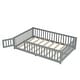 preview thumbnail 72 of 159, Wood Floor Bed with Safety Guardrails and Door