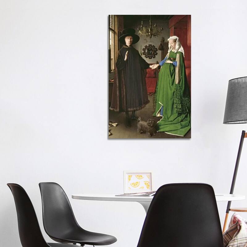 iCanvas "The Portrait of Giovanni" by Jan van Eyck Canvas Print - 40x26x1.5