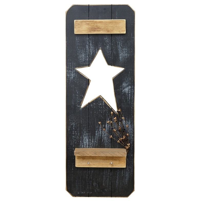 Country-Style Star Shutter - Black