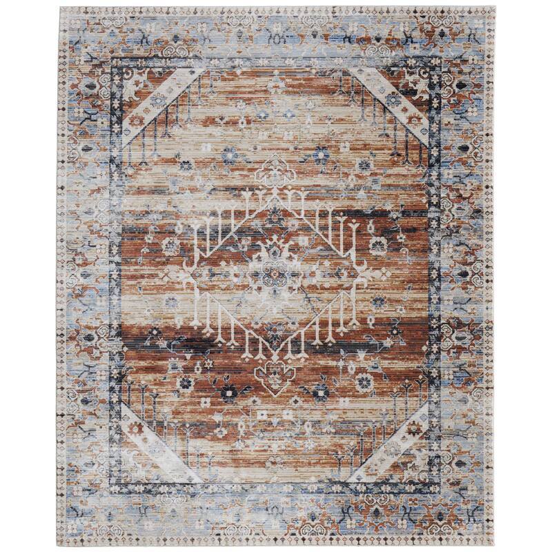 Melrose R39NZ Distressed Transitional Area Rug