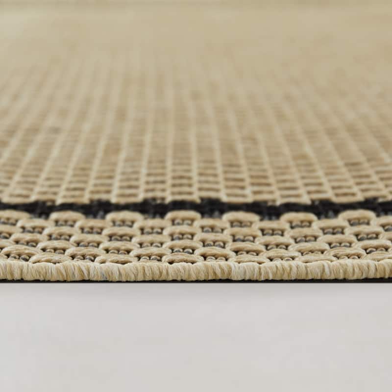 Loft Gracie Border Natural Design Indoor/Outdoor Area Rug