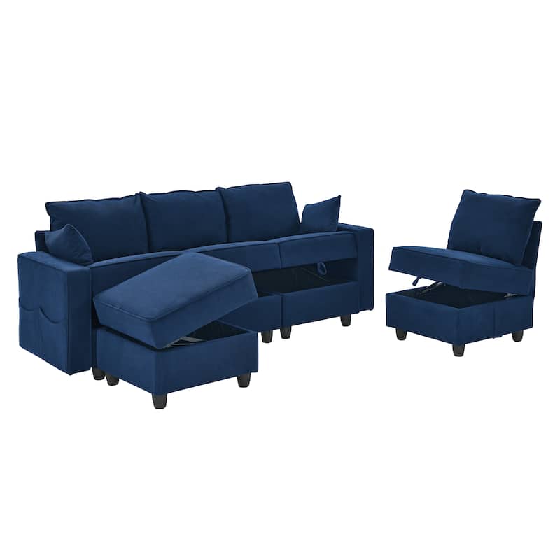 Highend Modular Sofa Couch, Storage Sectional Sofa set for Living Room
