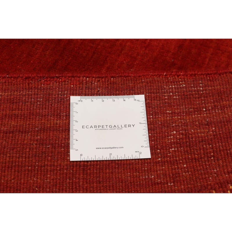 Kashkuli Gabbeh Red Rug 4'8" x 6'5" - 4'8 x 6'5