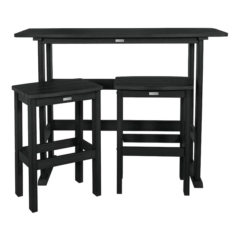 Lehigh 3-piece Outdoor Balcony Set - Bar-height
