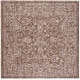 preview thumbnail 25 of 180, SAFAVIEH Courtyard Aquata Indoor/ Outdoor Waterproof Patio Backyard Rug 4' Square - Brown/Ivory