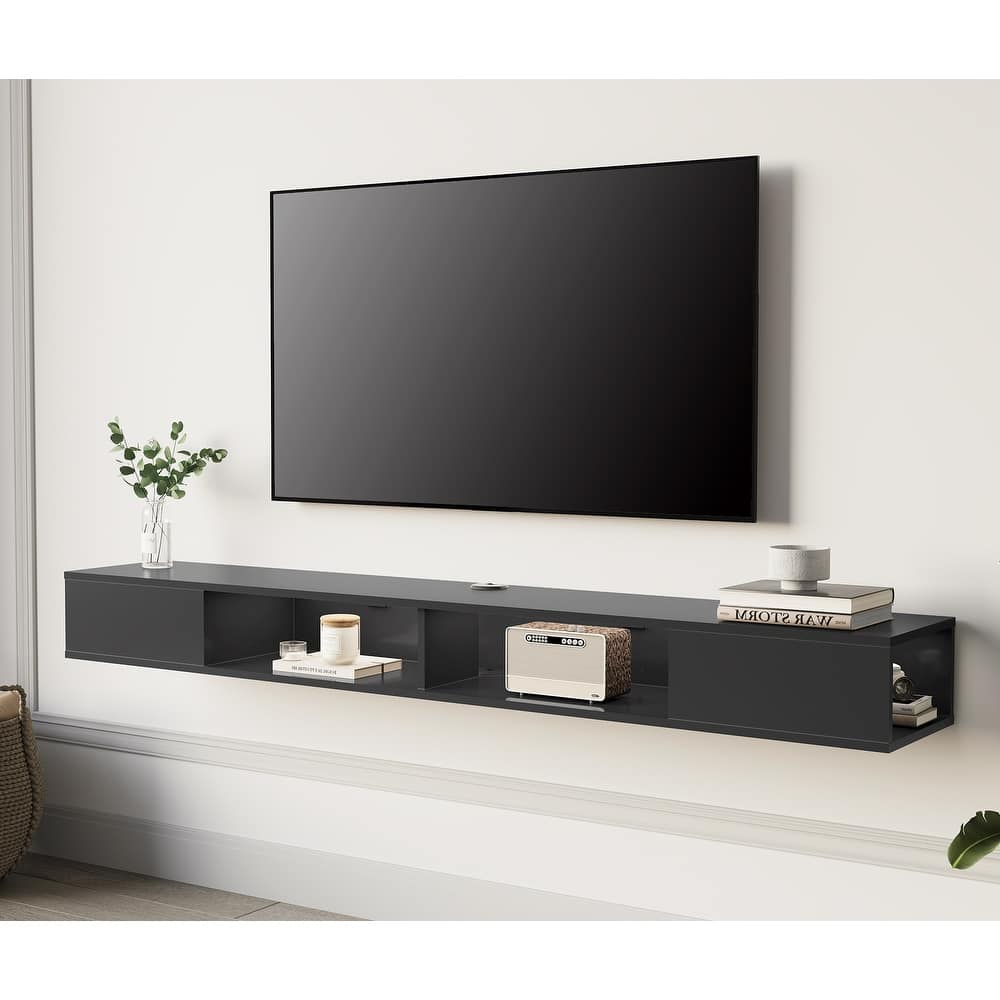 70 inch Floating TV Shelf for Wall, Entertainment Center for Living Room