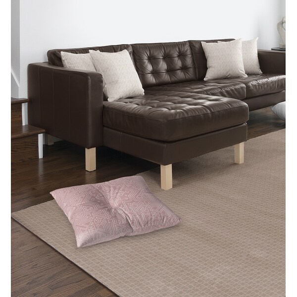 blush floor pillow