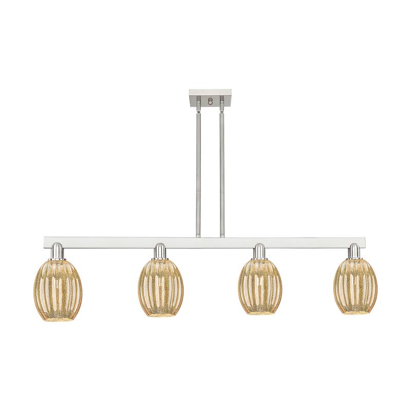 Innovations Lighting Urban Downtown - Preston - 4 Light 48" Bell Shade Stem Hung Island Light