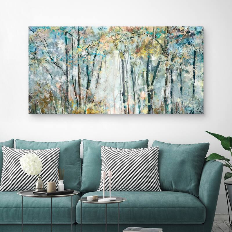 Kaleidoscope Trees VI Panel by Studio Arts Canvas Art Print