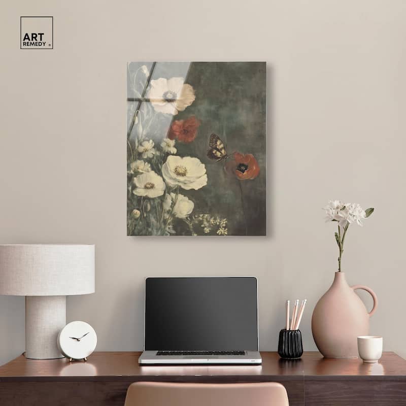 Vintage Botanicals I Acrylic by Art Remedy, Ready to Hang
