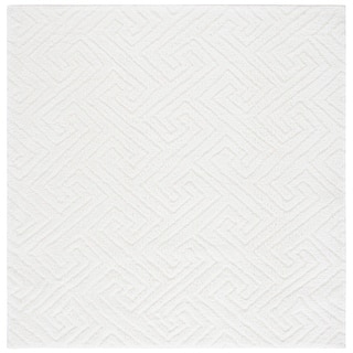 SAFAVIEH Tahoe Shag Nieki Geometric 1.2-inch Thick Rug