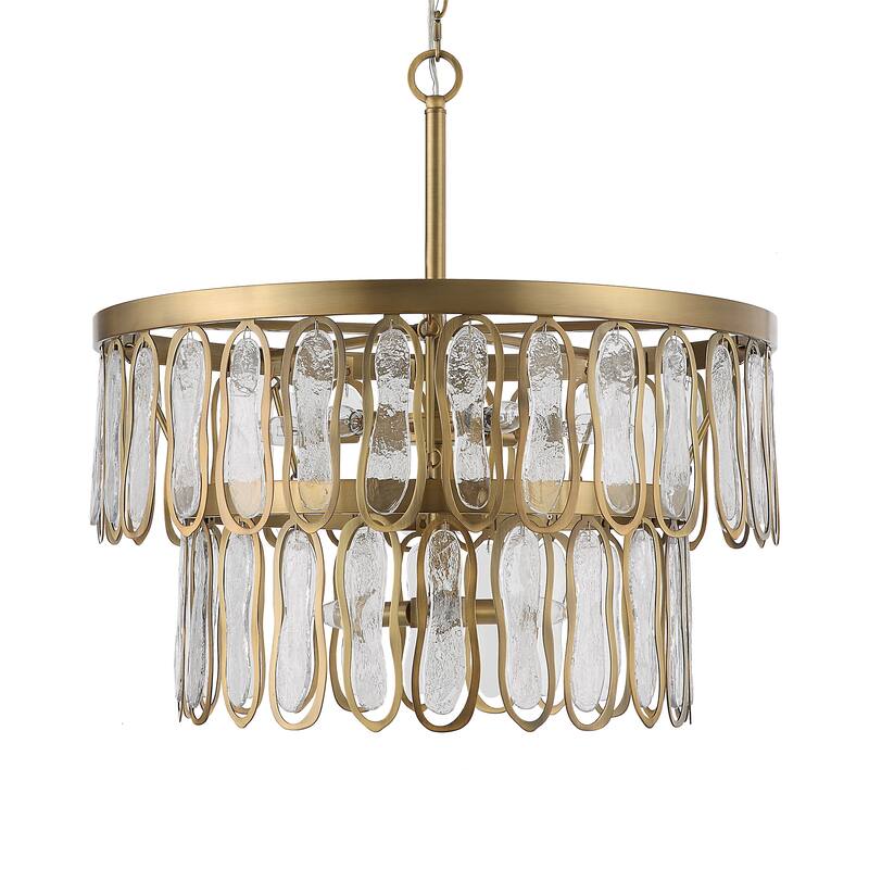 Uttermost Aurelie 9 Light Round Pendant - 28H x 28 Dia in.