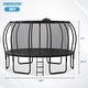 preview thumbnail 8 of 9, Trampolines Round Trampoline with Enclosure