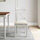 preview thumbnail 5 of 7, Lafayette Medium Brown and White Wood Dining Set