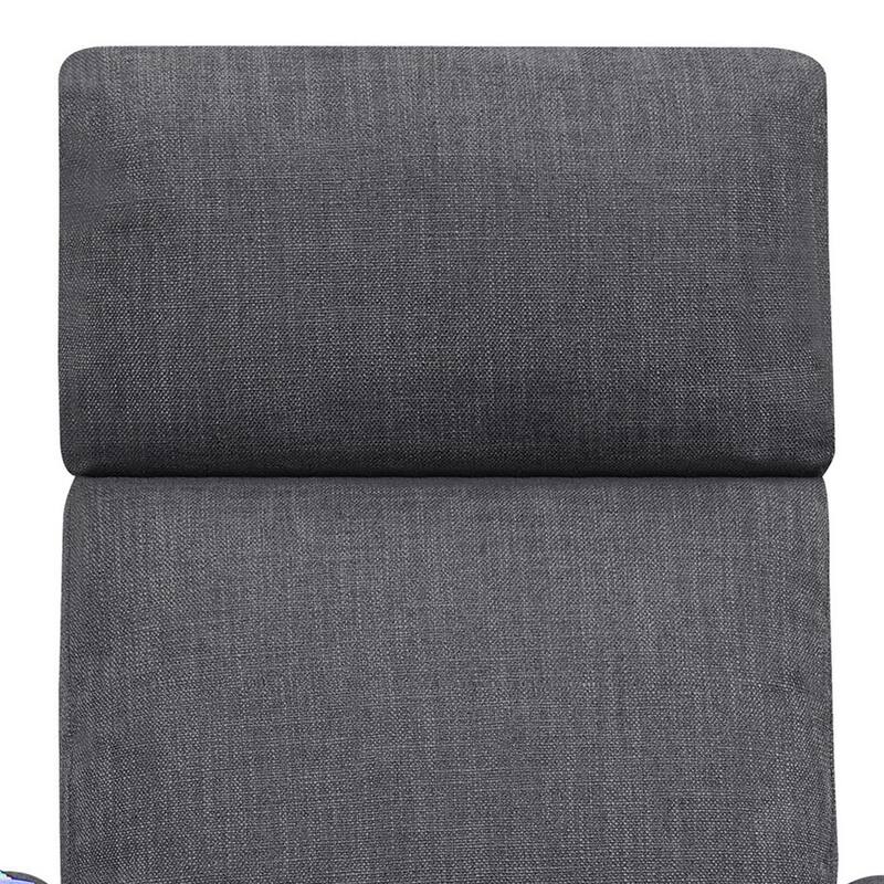Fabric Power Lift Massage Chair with Wired Remote and Side Pockets, Gray