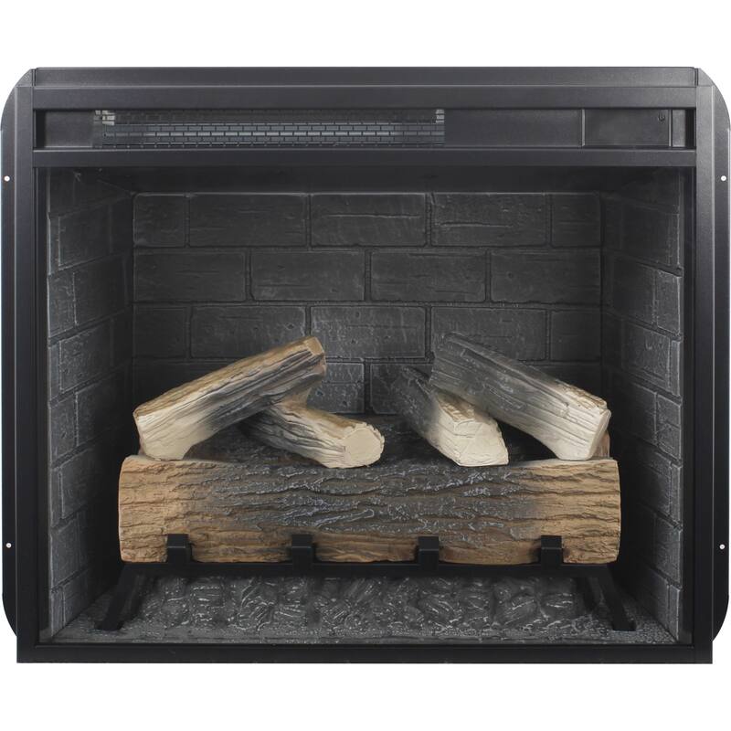 23" Infrared Electric Fireplace Insert with Remote & Timer