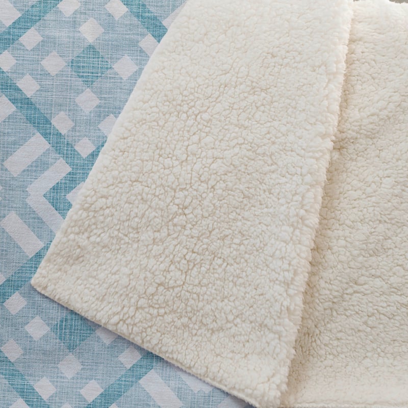 Premium Machine Washable Contemporary Geo Sherpa Throw Blanket