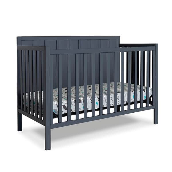 slide 2 of 9, Sorelle Furniture Essex 4-in-1 Convertible Crib White Slate