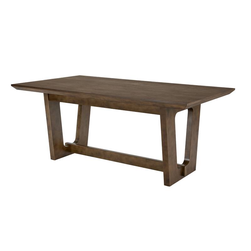 Harstad 72" Wood Finish Rectangular Dining Set by iNSPIRE Q Modern