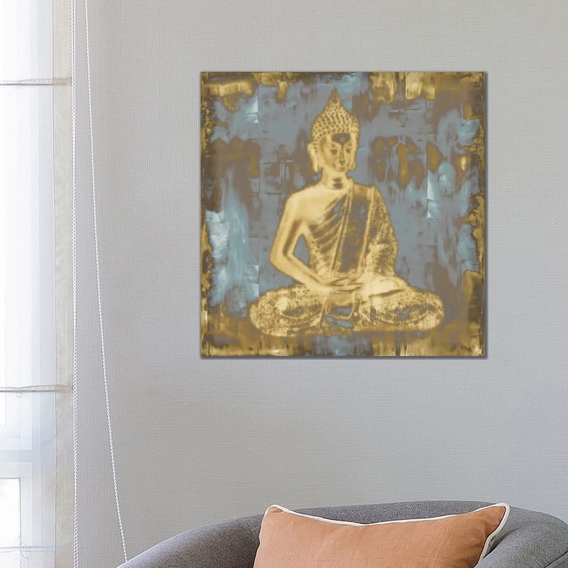 iCanvas "Meditating Buddha" by Tom Bray Canvas Print - 26x26x1.5