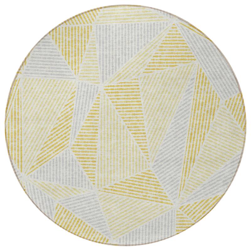 HomeRoots Geometric Transitional Rectangle Outdoor Rug