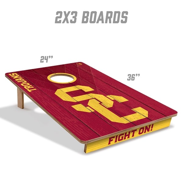 USC Trojans NCAA Tailgate Cornhole Board Set