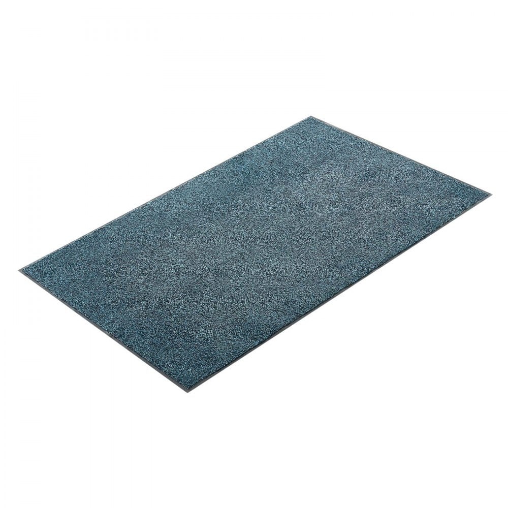 Slate Blue Carpet Floor Mat 6x4 ft Soft Non-Slip Durable Commercial Home Rug - 72.01 x 47.99 x 0.28 in