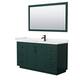 Option Green, Black Trim, White Quartz Top