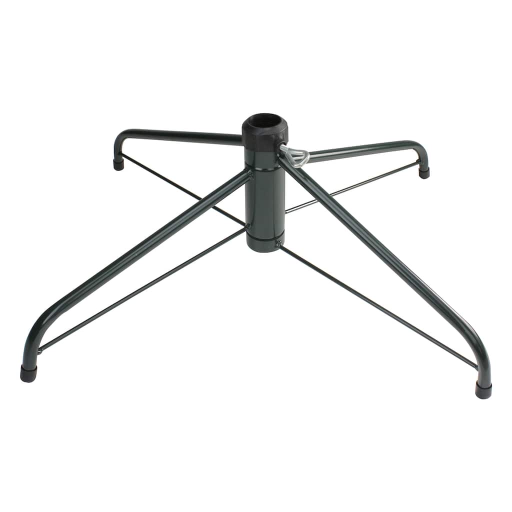Green Metal Folding Christmas Tree Stand for 10'-12' Artificial Trees