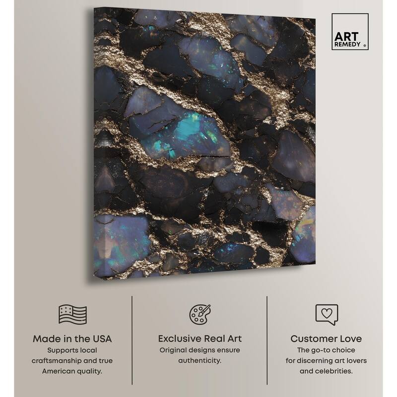 Astral Firelight Canvas by Art Remedy, Gallery Wrapped