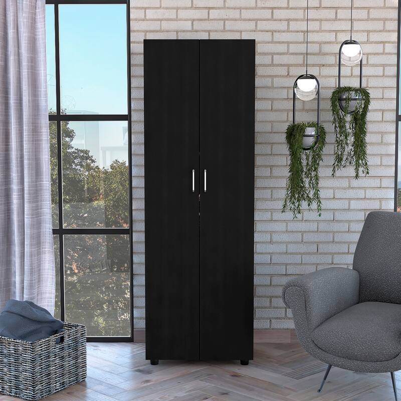 2-Shelf Rectangle Armoire