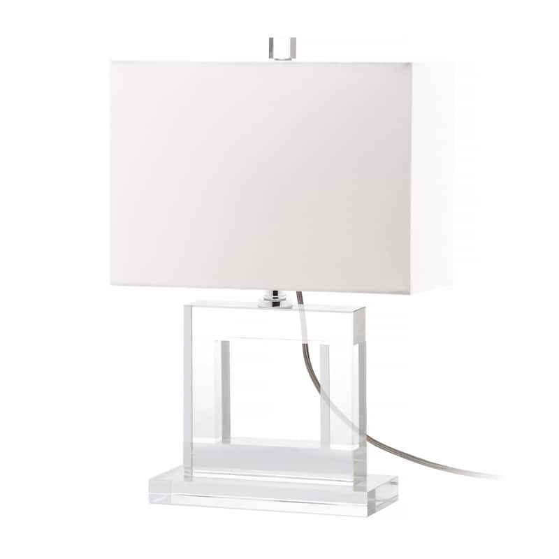 SAFAVIEH Lighting Brandi 21-inch Crystal Table Lamp - 14" W x 7" D x 21" H - 14Wx7Dx21H