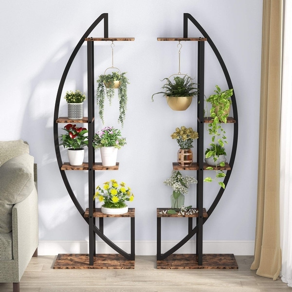Indoor Metal Flower Pot Plant Stand Plant Shelf Set of 4 Iron Plant Stands 