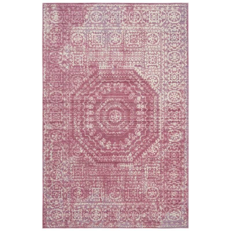 SAFAVIEH Valencia Burcu Distressed Vintage Boho Oriental Polyester Rug