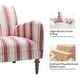 preview thumbnail 46 of 47, Seip Classic and Contemporary Striped Arm Chair with Spindle Legs by HULALA HOME