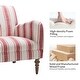 preview thumbnail 8 of 48, HULALA HOME Seip Modern Striped Arm Chair with Spindle Wood Legs Set of 2