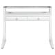 preview thumbnail 3 of 9, Gemma 48-inch 2-drawer Writing Desk White High Gloss