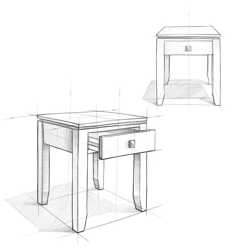 WYNDENHALL Essex SOLID WOOD 14 inch Wide Rectangle Contemporary Narrow