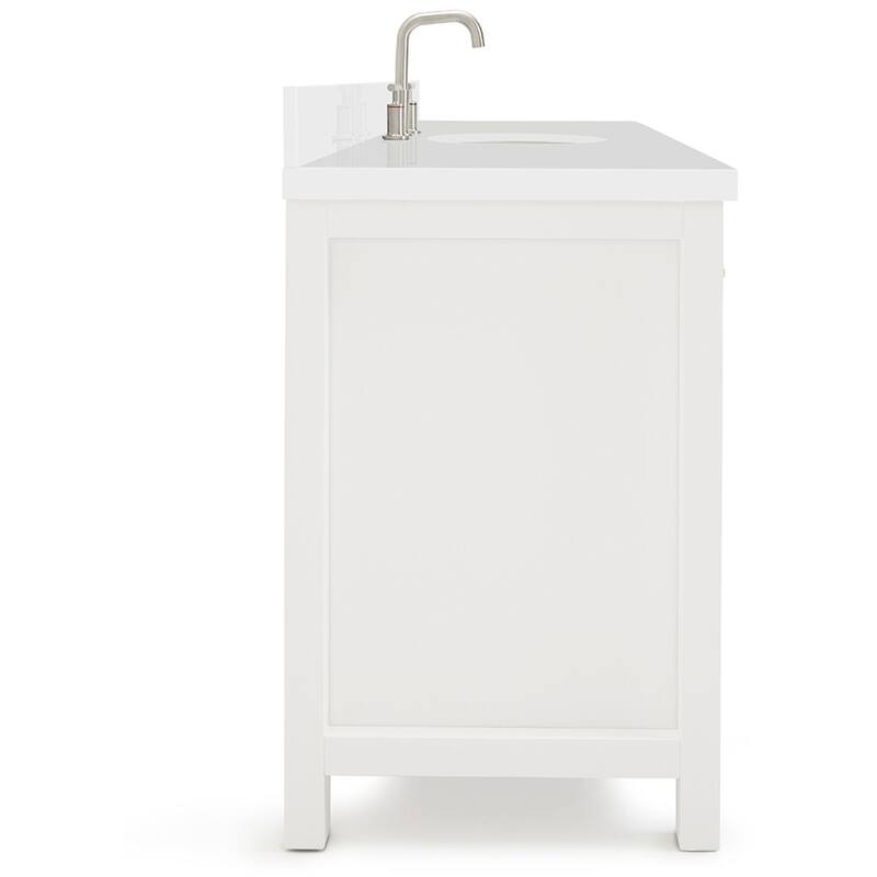 Ariel H061SWQOVO Bristol 61" Free Standing Single Oval Basin Vanity