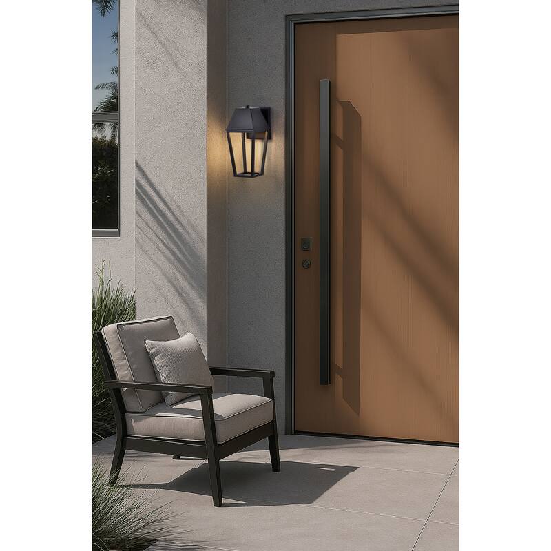 Colt 10 Watt LED Small Outdoor Lantern Matte Black Finish - Matte Black