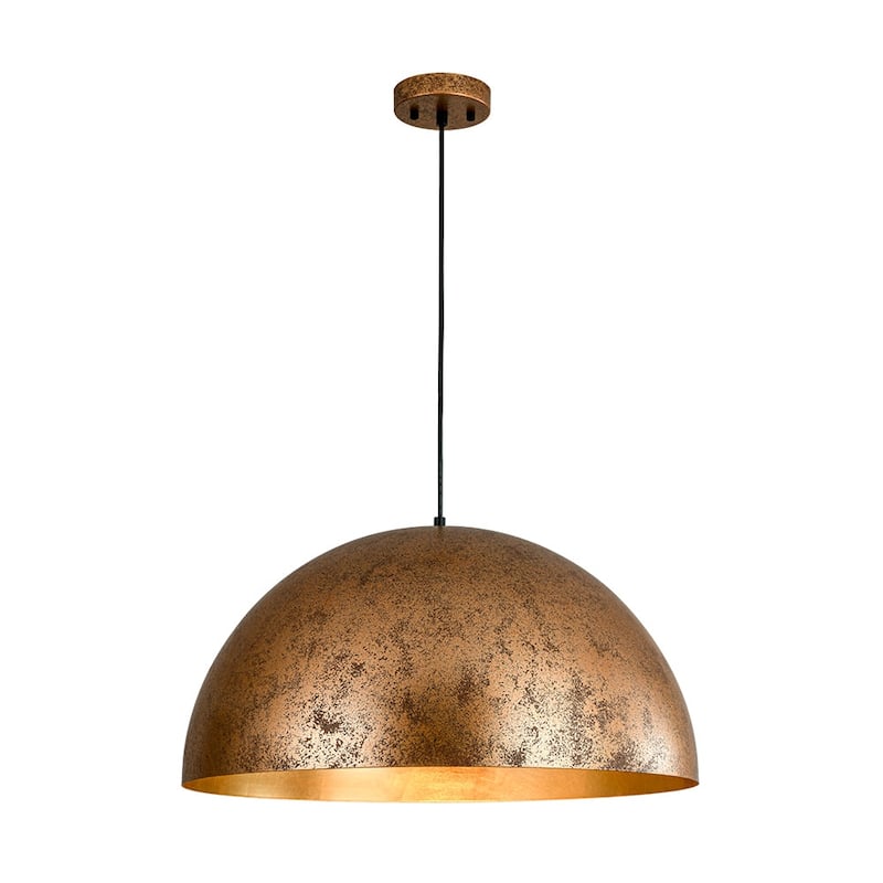 Industrial Oversized Metal Dome Pendant Light - Modern Farmhouse
