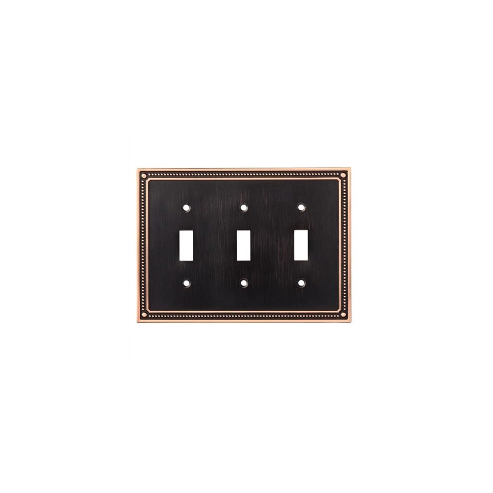 Shop Franklin Brass W35066 C Classic Beaded Triple Toggle Switch