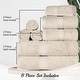 preview thumbnail 81 of 198, Egyptian Cotton 8 Piece Ultra Plush Solid Towel Set by Miranda Haus