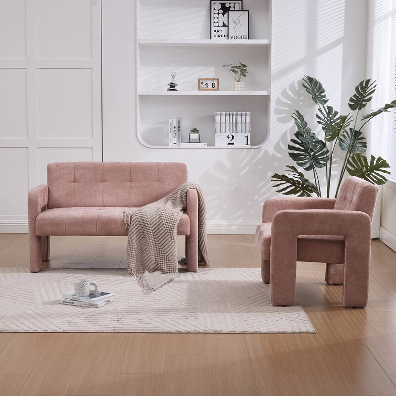 Nordic Modern Double Armchair