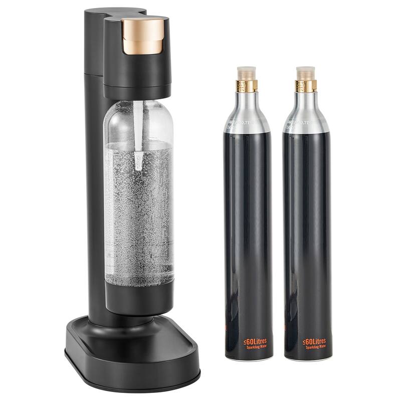 Sparkling Water Maker for Home Carbonating, Seltzer Water Starter Kit - 1L*1 2 pcs